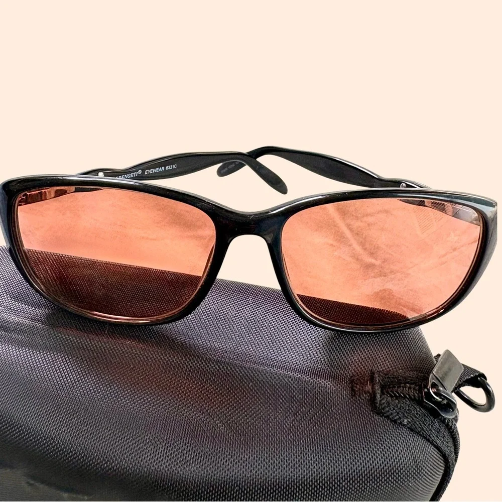 Serengeti 6331 Aruba Isles Black Sunglasses Vintage Driver